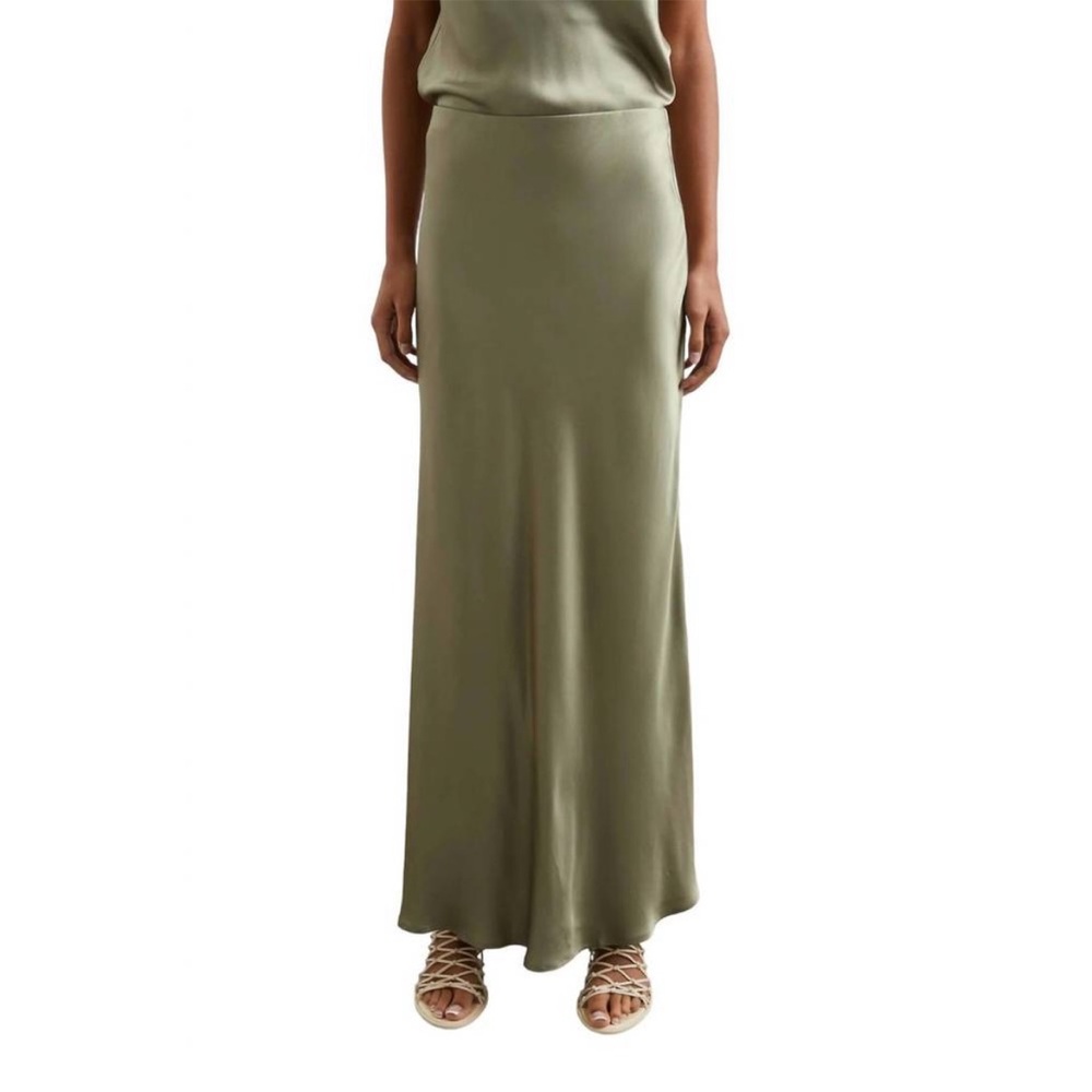Rails Skirt Medium Maya Olive Long Maxi A-Line Pull On Knit Preppy